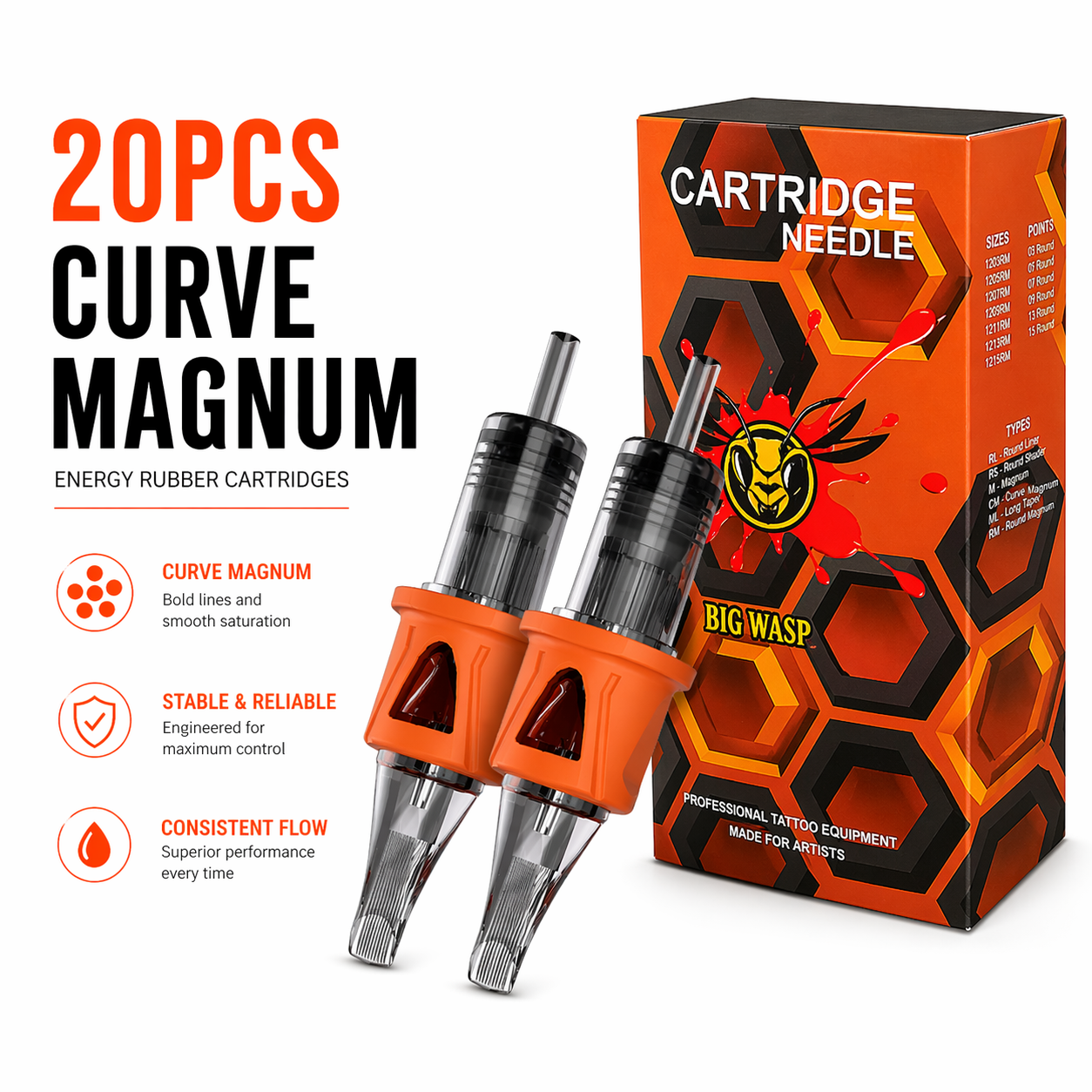 Bigwasp tattoo cartridges