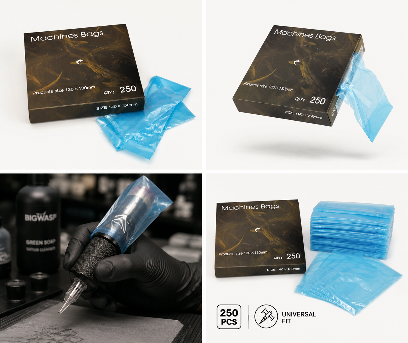 Machine Sleeves — 250pcs