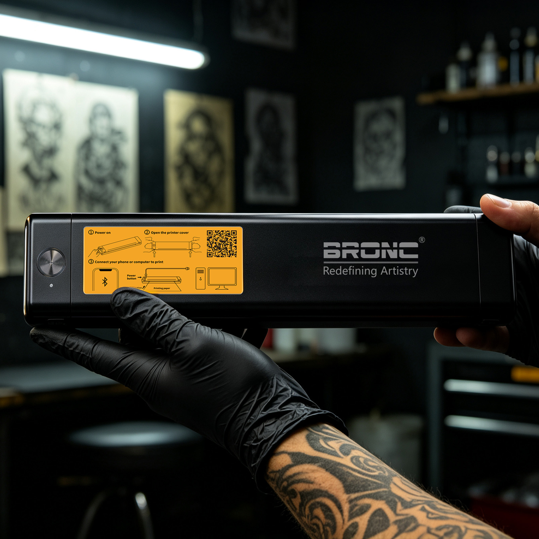 Bronc Inkless Tattoo Thermal Printer