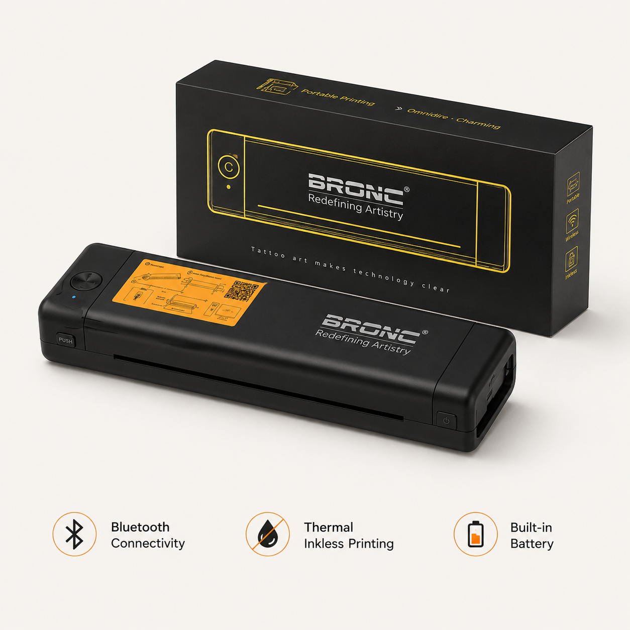Bronc Inkless Printer