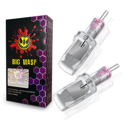 BIGWASP Large Transparent Cartridges Needle Soft Edge Magnums