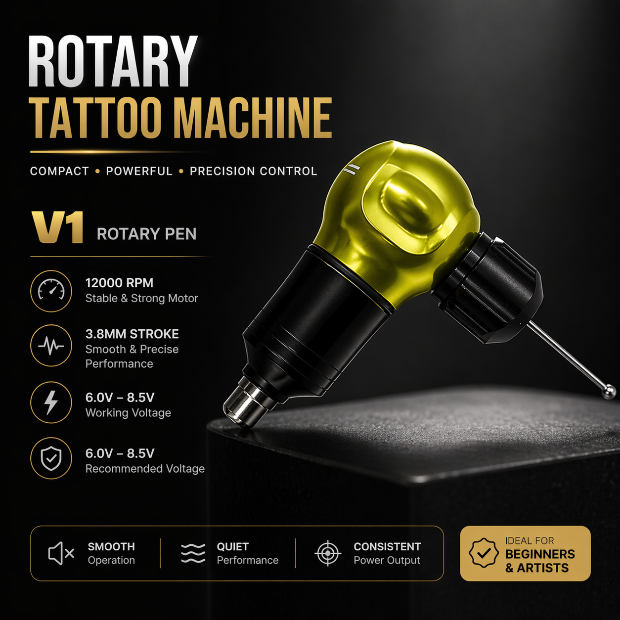 Professional starter tattoo kit by Bronc tattoo supply