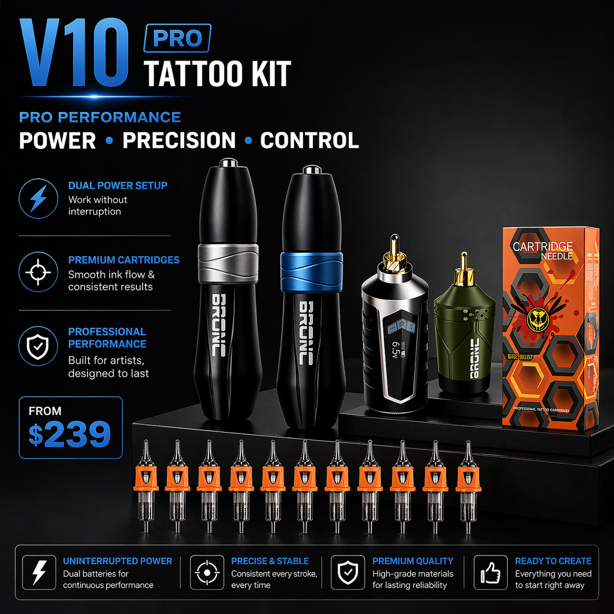 Bigwasp professional tattoo kit
