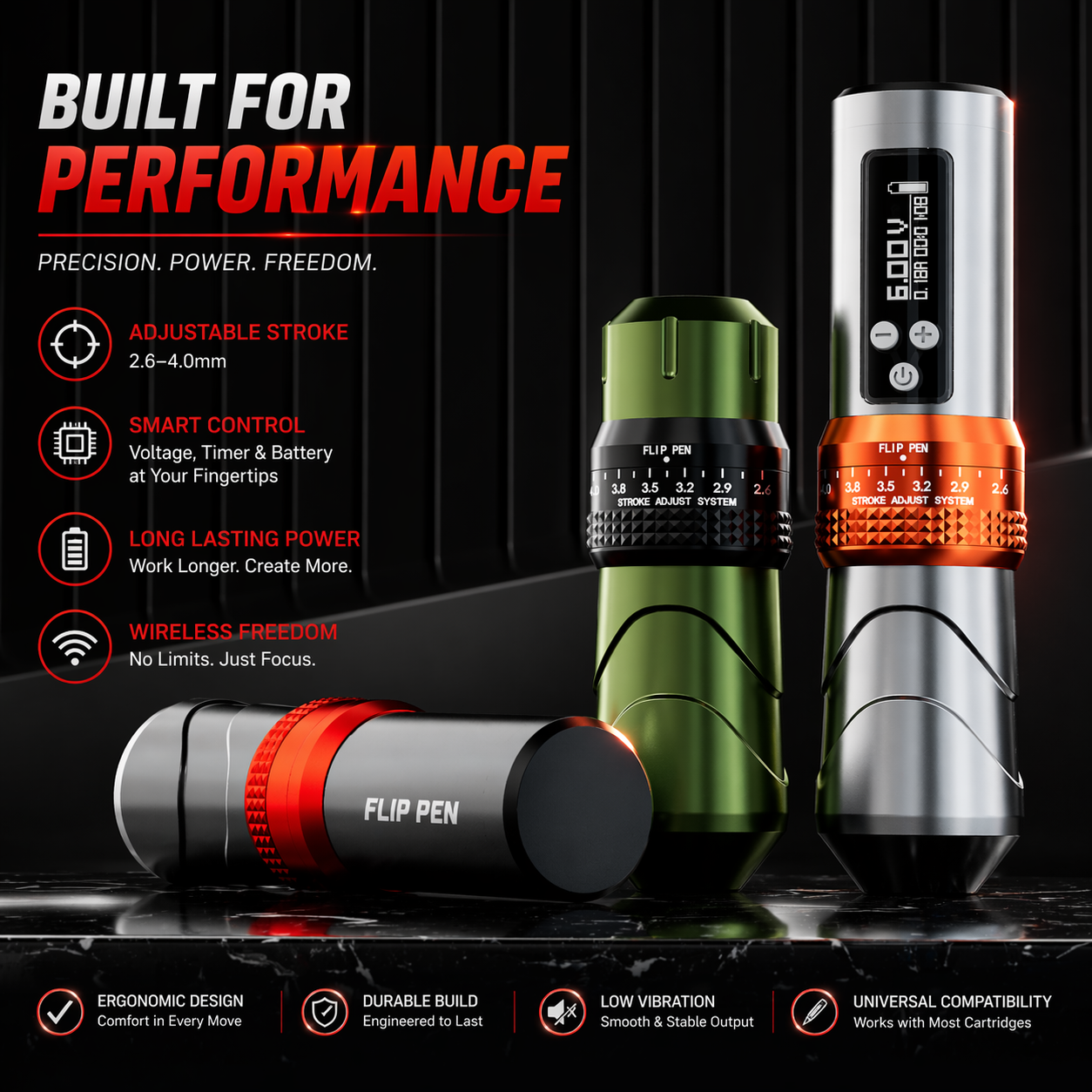 BIgwasp wireless tattoo pen