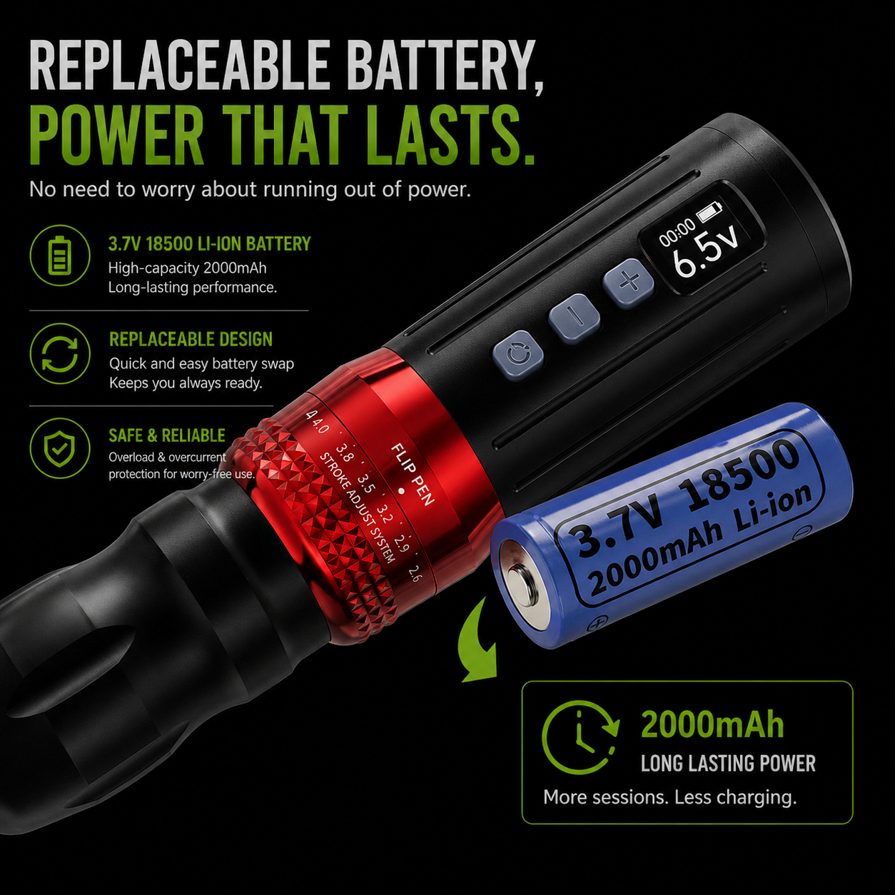 Bigwasp wireless tattoo pen